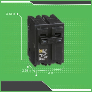 Foto 7 | Foto 7 | Disyuntor Square D Homeline 30a Surge 2 Polos 120/240 V - Venta Internacional.