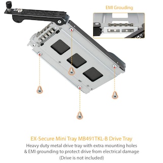 Foto 5 | Foto 5 | Rack Móvil Icy Dock Tougharmor Mb491skl-b Para Sata/sas De 2,5 Pulgadas - Venta Internacional.