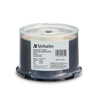 Foto 1 | Foto 1 | Dvd-r Verbatim Ultralife Gold Archival, 4,7 Gb, 16 X 50 Unidades - Venta Internacional.