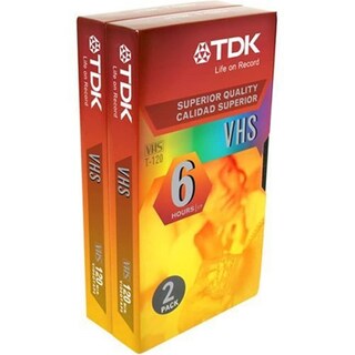 Foto 1 | Foto 1 | Cintas Vhs Tdk St120xps2 120 Minutos Grado Estándar Paquete De 2 - Venta Internacional.
