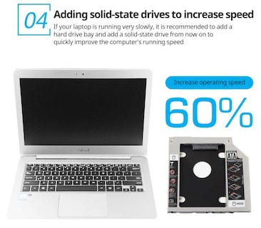 Foto 5 | Foto 5 | Venta Internacional- Funda HDD Caddy UnionSine Sata 3.0 de 9.5 mm para SSD de 2.5''