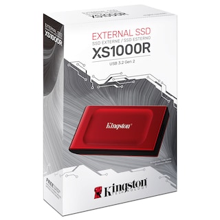 Foto 4 | Foto 4 | Unidad De Estado Sólido Kingston Xs1000 De 2tb, Usb-c 3.2 Gen 2x2, Usb-a. Color Rojo