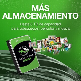 Foto 4 | Foto 4 | Disco Duro Seagate Barracuda Pro 8 Tb 3.5'' Sata 6 Gb/s 5400 Rpm - Venta Internacional.