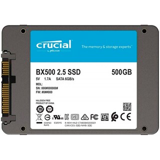 Foto 1 | Foto 1 | Unidad De Estado Solido Ssd 2.5 500gb Crucial Bx500 Sata Iii 550/500 Mb/s Ct500bx500ssd1