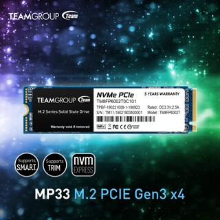 Foto 4 | Foto 4 | Ssd Teamgroup Mp33 Nvme 1.3 Pcie Gen3x4 M.2 2280 De 1 Tb - Venta Internacional.