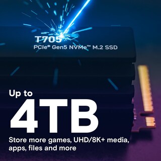 Foto 6 | Foto 6 | Ssd Crucial New 2024 T705 De 1 Tb Pcie Gen5 Nvme M.2 Con Disipador Térmico - Venta Internacional.