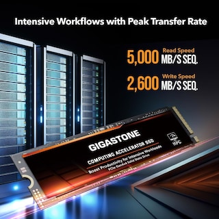 Foto 2 | Foto 2 | Ssd Gigastone Hpc Computing M.2 500 Gb Pcie 4.0 Nvme 5000 Mb/s - Venta Internacional.