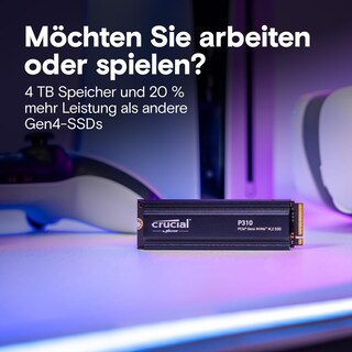 Foto 3 | Foto 3 | Ssd Crucial P310 Pcie Gen4 2280 Nvme M.2 De 1 Tb Con Disipador Térmico - Venta Internacional.