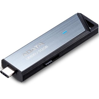 Foto 3 | Foto 3 | Memoria USB-c 512gb Adata Aue800 Flash Drive 3.2 Plata Ue800-512gb