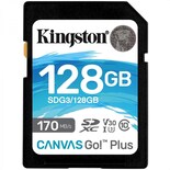 Memoria SD Kingston Canvas Go! Plus de 128GB Clase 10 SDXC
