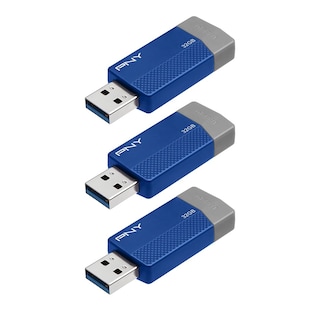 Foto 1 | Foto 1 | Unidad Flash Usb Pny Odm Elite Edge 32 Gb Usb 3.0, Paquete De 3 Unidades, Azul - Venta Internacional.