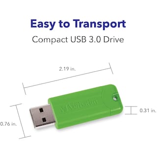 Foto 6 | Foto 6 | Unidad Flash Verbatim Pinstripe De 32 Gb Usb 3.2 Gen 1 Paquete De 5 - Venta Internacional.