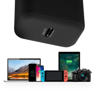 Foto 6 | Foto 6 | Cargador De Pared De 20w Más Usb C A Usb C Negro Naztech