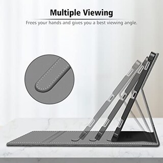 Foto 3 | Foto 3 | Funda Para Galaxy Tab S7 Plus de 12.4 Pulgadas Soporte Para Bolígrafo S Gris - Venta Internacional