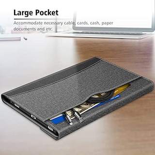 Foto 6 | Foto 6 | Funda Para Galaxy Tab S7 Plus de 12.4 Pulgadas Soporte Para Bolígrafo S Gris - Venta Internacional