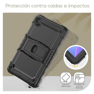 Foto 6 | Foto 6 | Funda Tekku Standc Uso Rudo Para Lenovo M10 Plus 10.6 3a Gen Negra 125fu 128fu