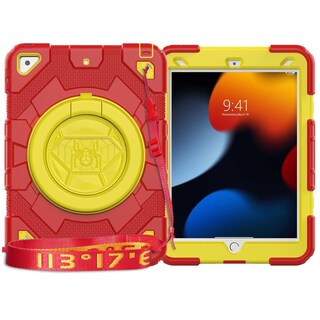 Foto 8 | Foto 8 | Funda Tekku Spider Uso Rudo Para Ipad 9 Ipad 8 Ipad 7 10.2'' Rojo Amarillo A2602 A2605 A2270 A2428 A2430 A2197