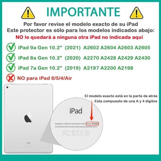 Foto 3 | Foto 3 | Funda Tekku Handled Uso Rudo Para Ipad 9 Ipad 8 Ipad 7 10.2'' Negra A2602 A2605 A2270 A2428 A2430 A2197