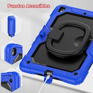 Foto 6 | Foto 6 | Funda Tekku Handled Uso Rudo Para Ipad 9 Ipad 8 Ipad 7 10.2'' Azul Negro A2602 A2605 A2270 A2428 A2430 A2197