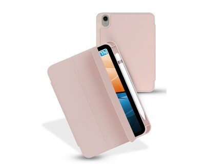 Foto 1 | Foto 1 | Teknet Funda Folder Silicon Para Ipad Mini 7 (2024) A17 Pro 7 Generacion