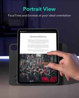 Foto 6 | Foto 6 | Funda Esr Shift Series Para Ipad Air 13 2024 Con Soporte, Color Negro - Venta Internacional.