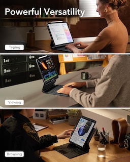 Foto 3 | Foto 3 | Funda Para Ipad Pro 13 Con Teclado Esr Rebound 360 Series, Color Negro - Venta Internacional.