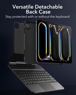 Foto 4 | Foto 4 | Funda Para Ipad Pro 13 Con Teclado Esr Rebound 360 Series, Color Negro - Venta Internacional.