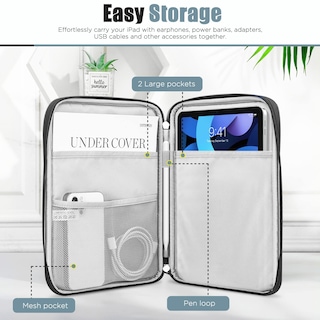 Foto 3 | Foto 3 | Funda Para Tablet Timovo 9-11 Para Ipad 11 Pulgadas A16 2025 Negra - Venta Internacional.
