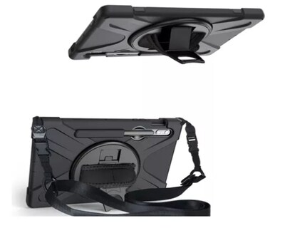Foto 3 | Foto 3 | Funda De Uso Rudo Para Samsung Galaxy Tab S10 Fe De 10.9 '' Case Resistente A Caidas Con Correa