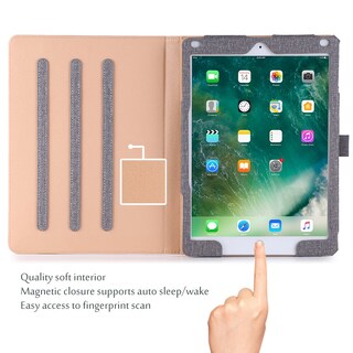 Foto 7 | Foto 7 | Funda Procase Para Ipad De 9,7 Pulgadas (6.ª Y 5.ª Generación), Air 2/air 1, Color Gris - Venta Internacional.