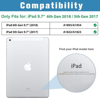 Foto 2 | Foto 2 | Funda Procase Smart Para Ipad De 9,7 Pulgadas (6.ª Y 5.ª Generación) 2018/2017 - Venta Internacional.
