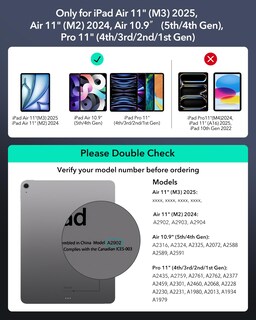 Foto 2 | Foto 2 | Funda Con Teclado Esr Para Ipad Air De 11 Pulgadas Y Ipad Pro De 11 Pulgadas - Venta Internacional.