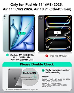 Foto 2 | Foto 2 | Funda Para Ipad Air 11 Esr M3/m2 (2025/2024), Air De 5.ª Y 4.ª Generación - Venta Internacional.