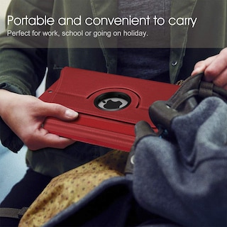 Foto 7 | Foto 7 | Funda Giratoria Fintie Para Ipad De 9ª, 8ª Y 7ª Generación De 10,2 Pulgadas, Color Rojo Amapola - Venta Internacional.