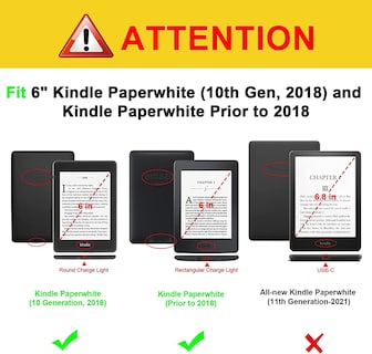 Foto 2 | Foto 2 | Funda Con Soporte Fintie Para Kindle Paperwhite 6 10.ª Generación 2018 - Venta Internacional.