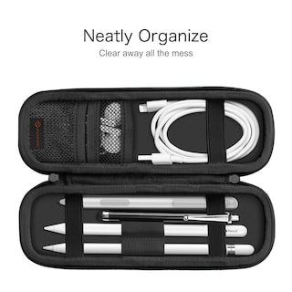 Foto 3 | Foto 3 | Funda De Piel Sintética Para Apple Pencil Pro Fintie, Color Naranja - Venta Internacional.