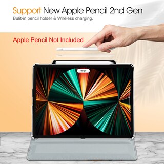 Foto 6 | Foto 6 | Funda Giratoria Fintie Para Ipad Pro 12.9 6.ª Generación De 2022 Con Lápiz - Venta Internacional.