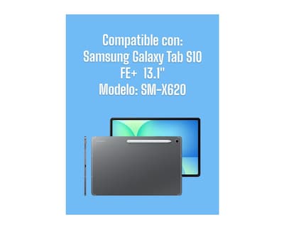 Foto 5 | Foto 5 | Funda Teknet Folder Magnetica Para Samsung Galaxy Tab S10 Fe+ 13.1 ''