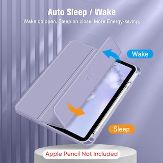 Foto 3 | Foto 3 | Funda Fintie Hybrid Slim Para Ipad 11th Gen 11'', Color Lila Y Morado - Venta Internacional.