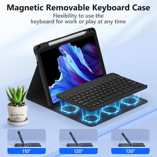 Foto 3 | Foto 3 | Funda De Teclado Fuwang Para Ipad Air De 11 Pulgadas Con Teclado Negro - Venta Internacional.