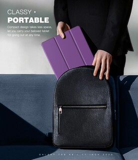 Foto 7 | Foto 7 | Funda Timovo Para Samsung Galaxy Tab A9+ De 11 Pulgadas 2023 Color Morado - Venta Internacional.