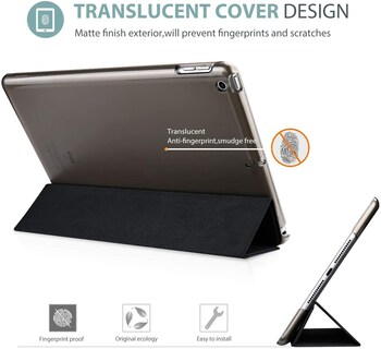 Foto 4 | Foto 4 | Funda Procase Para Ipad De 9ª 8ª Y 7ª Generación De 10 2 Pulgadas Color Negro Mate - Venta Internacional.