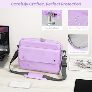 Foto 4 | Foto 4 | Funda Para Tableta Timovo De 9 A 11 Pulgadas Con Correa Para El Hombro Color Morado - Venta Internacional.