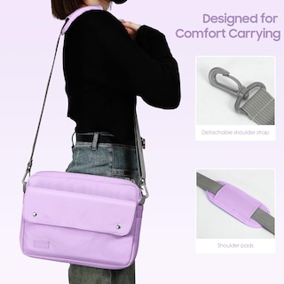 Foto 5 | Foto 5 | Funda Para Tableta Timovo De 9 A 11 Pulgadas Con Correa Para El Hombro Color Morado - Venta Internacional.