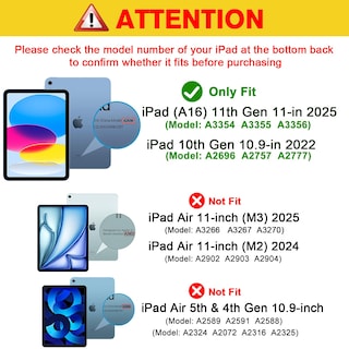 Foto 2 | Foto 2 | Funda Procase Para Ipad 11.ª Generación 11 Pulgadas 2025 Ipad 10.ª Generación 10.9 Pulgadas 2022 - Venta Internacional.