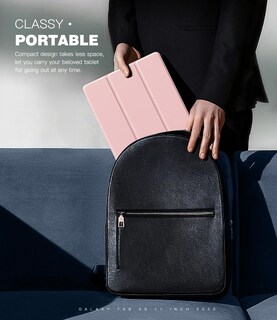 Foto 7 | Foto 7 | Funda Timovo Para Samsung Galaxy Tab A9+ 11'' 2023 Con Soporte Rosa - Venta Internacional.