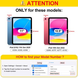 Foto 2 | Foto 2 | Funda Fintie Hybrid Slim Para Ipad 11.ª Generación 11 Pulgadas Y 10.ª Generación 10.9 Pulgadas - Venta Internacional.