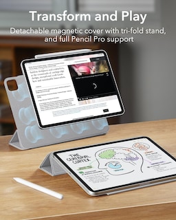 Foto 3 | Foto 3 | Funda Esr Para Ipad Pro M4 2024 De 11 Pulgadas (5.ª Generación) Con Soporte Para Lápices - Venta Internacional.