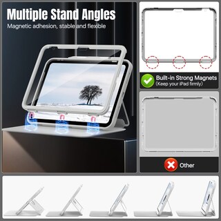 Foto 5 | Foto 5 | Funda Moko Para Ipad De 11 Pulgadas (a16) De 11.ª Generación Con Soporte Para Lápices - Venta Internacional.