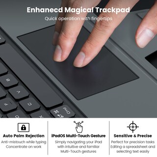 Foto 4 | Foto 4 | Funda Con Teclado Nillkin Para Ipad Air De 33 Cm Y Ipad Pro De 33 Cm Color Negro - Venta Internacional.